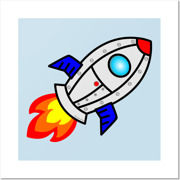 Rocket II Wall Art by Pendientera